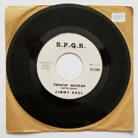 Vintage Vinyl 45 JIMMY SOUL Can't Hold Out / Twistin' Matilda SPQR 1962 15089-BT - Picture 2 of 2
